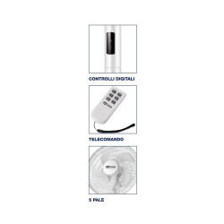Ventilatore 2 in 1 a piantana Airzeta Home - Termozeta