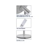DC Ventilatore a piantana Airzeta Titanium Cordless - Termozeta